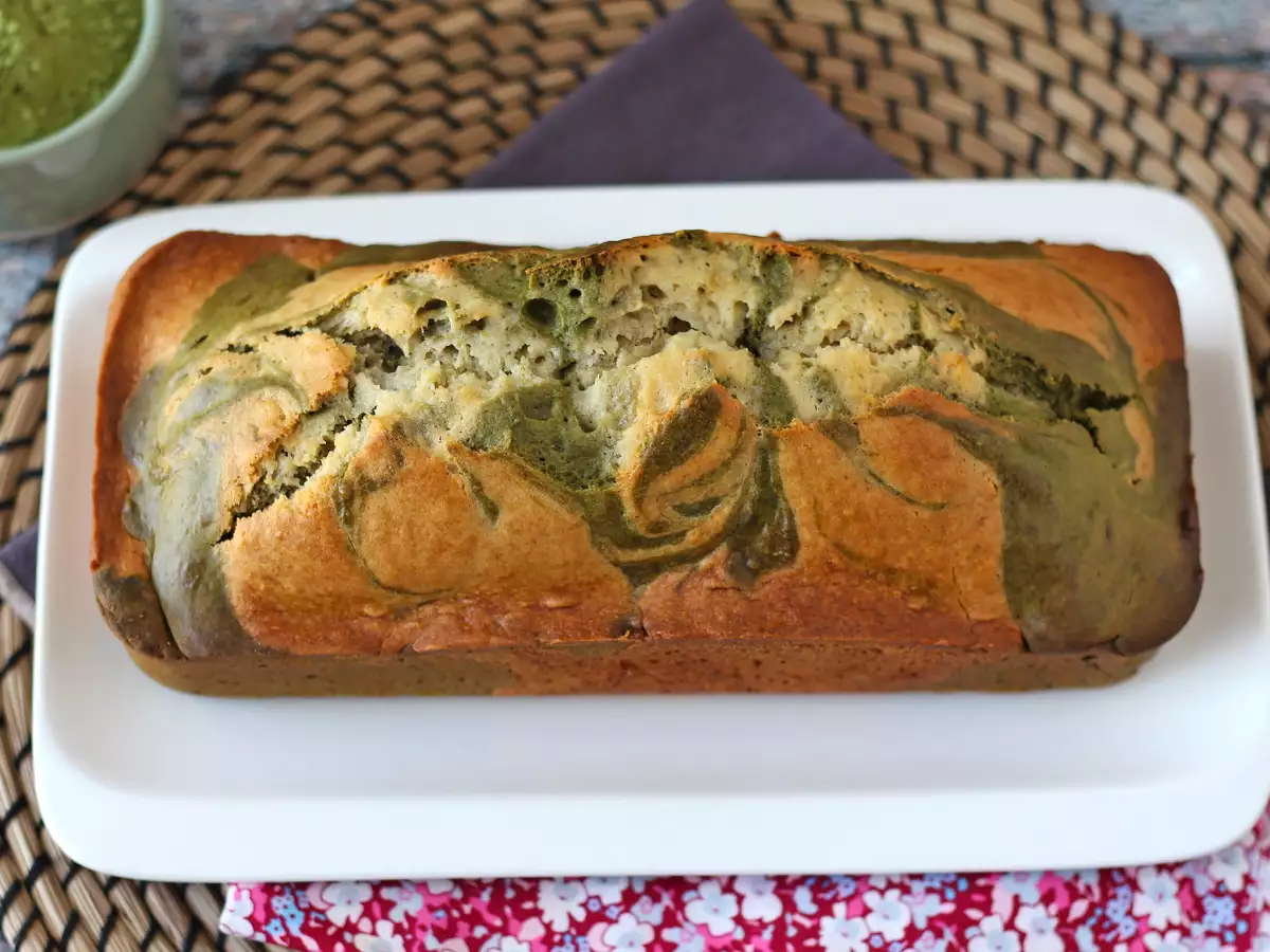 Mramorový dort s čajem matcha - foto 4