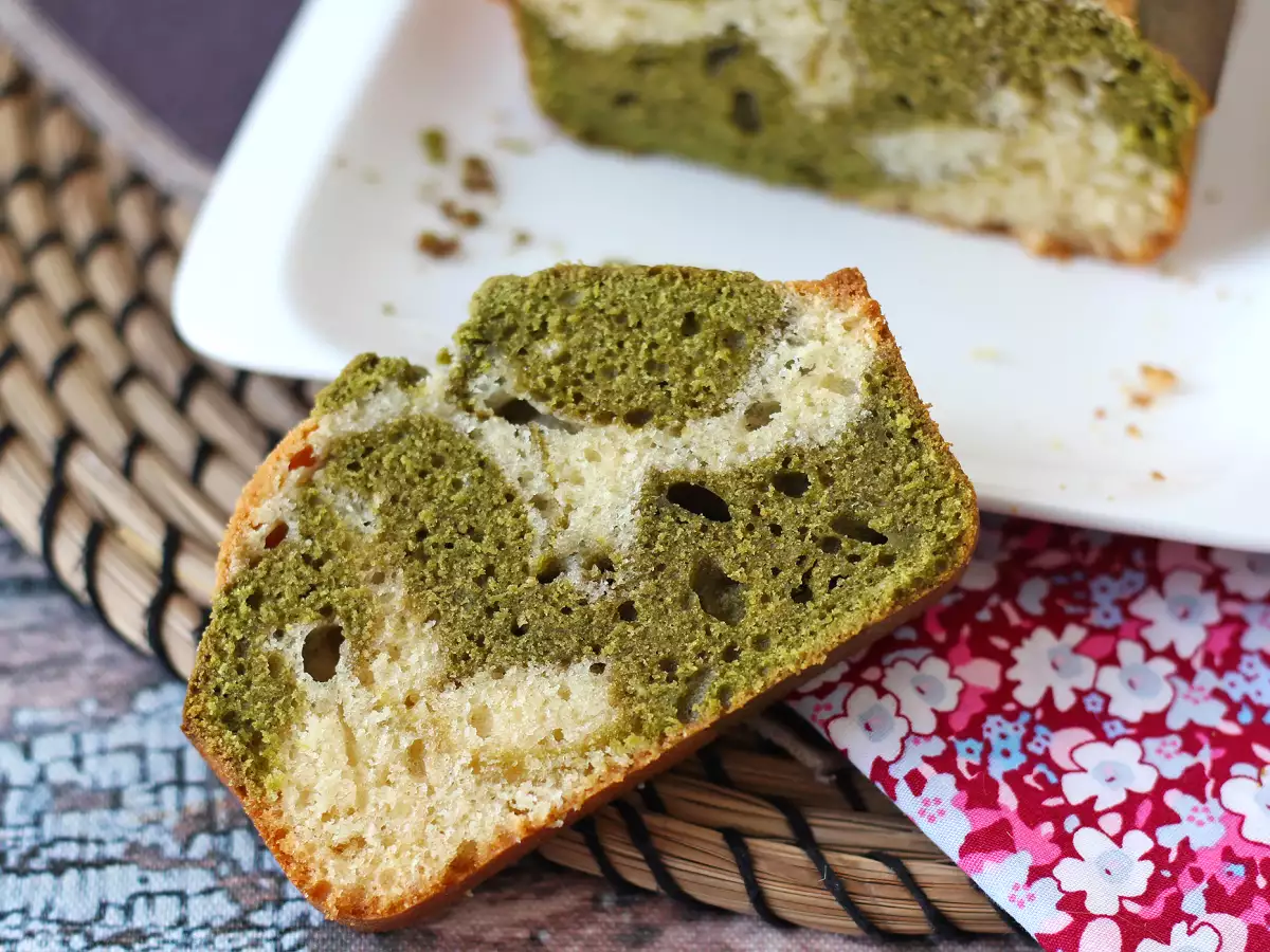Mramorový dort s čajem matcha - foto 5