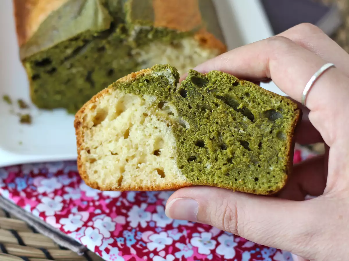 Mramorový dort s čajem matcha - foto 7