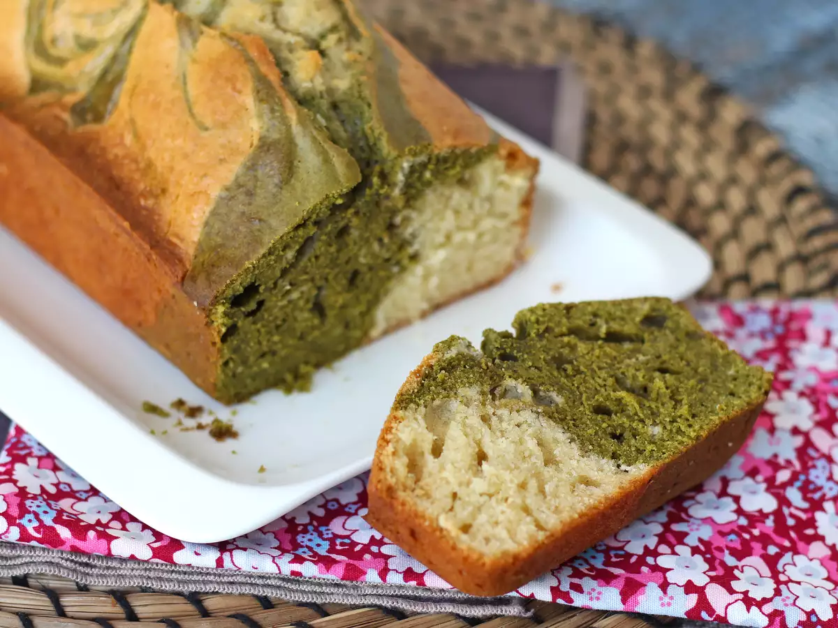 Mramorový dort s čajem matcha - foto 9