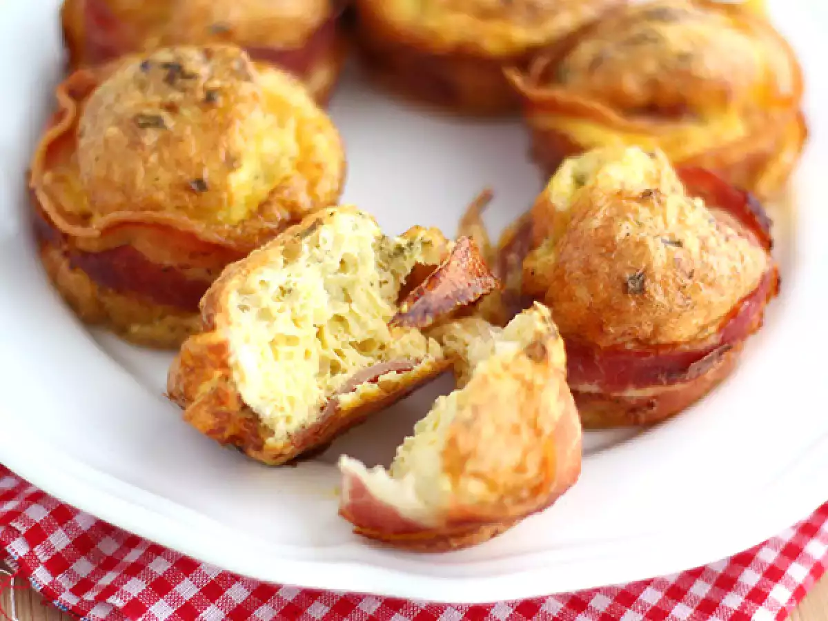 Muffiny se slaninou - foto 3