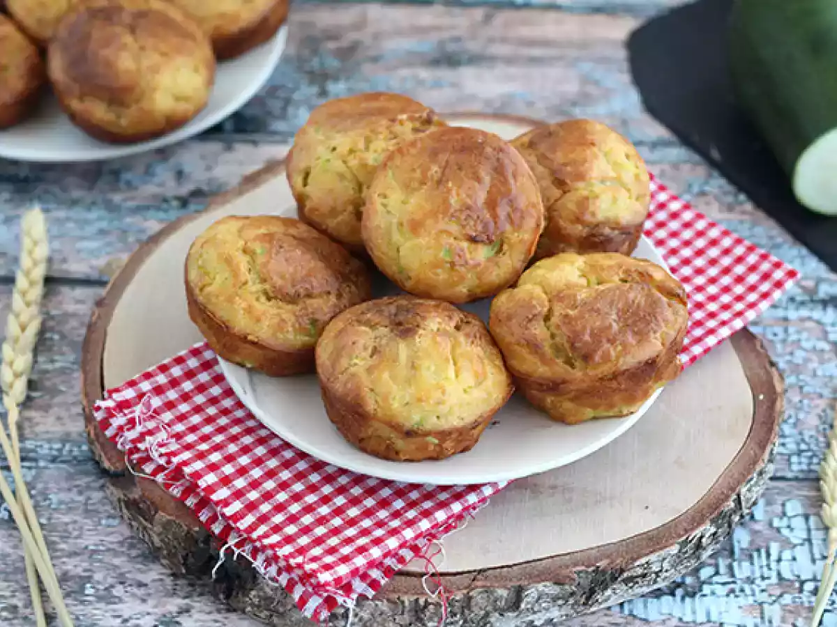 Muffiny z cukety a kozího sýra