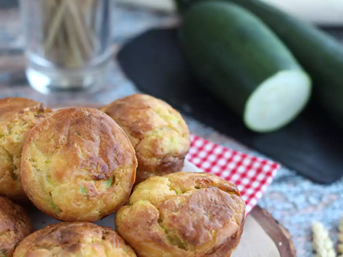 Muffiny z cukety a kozího sýra - foto 3