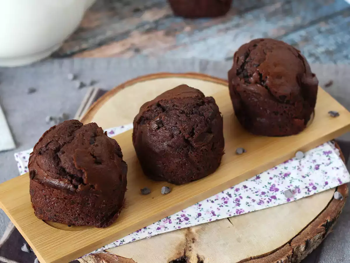 Nejlepší čokoládové muffiny: obří a krásně vláčné - foto 7