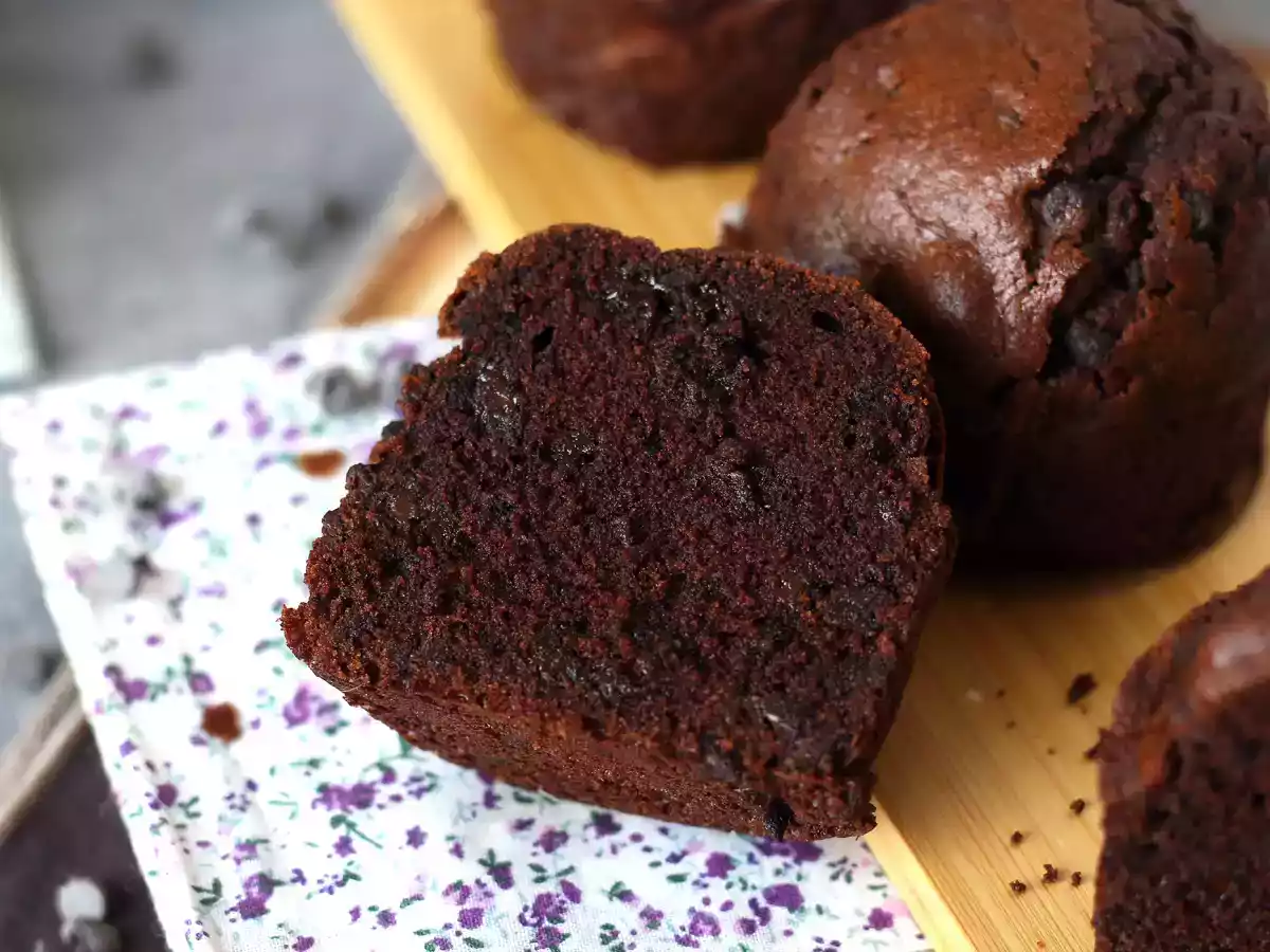 Nejlepší čokoládové muffiny: obrovské a dobře vlhké - foto 2