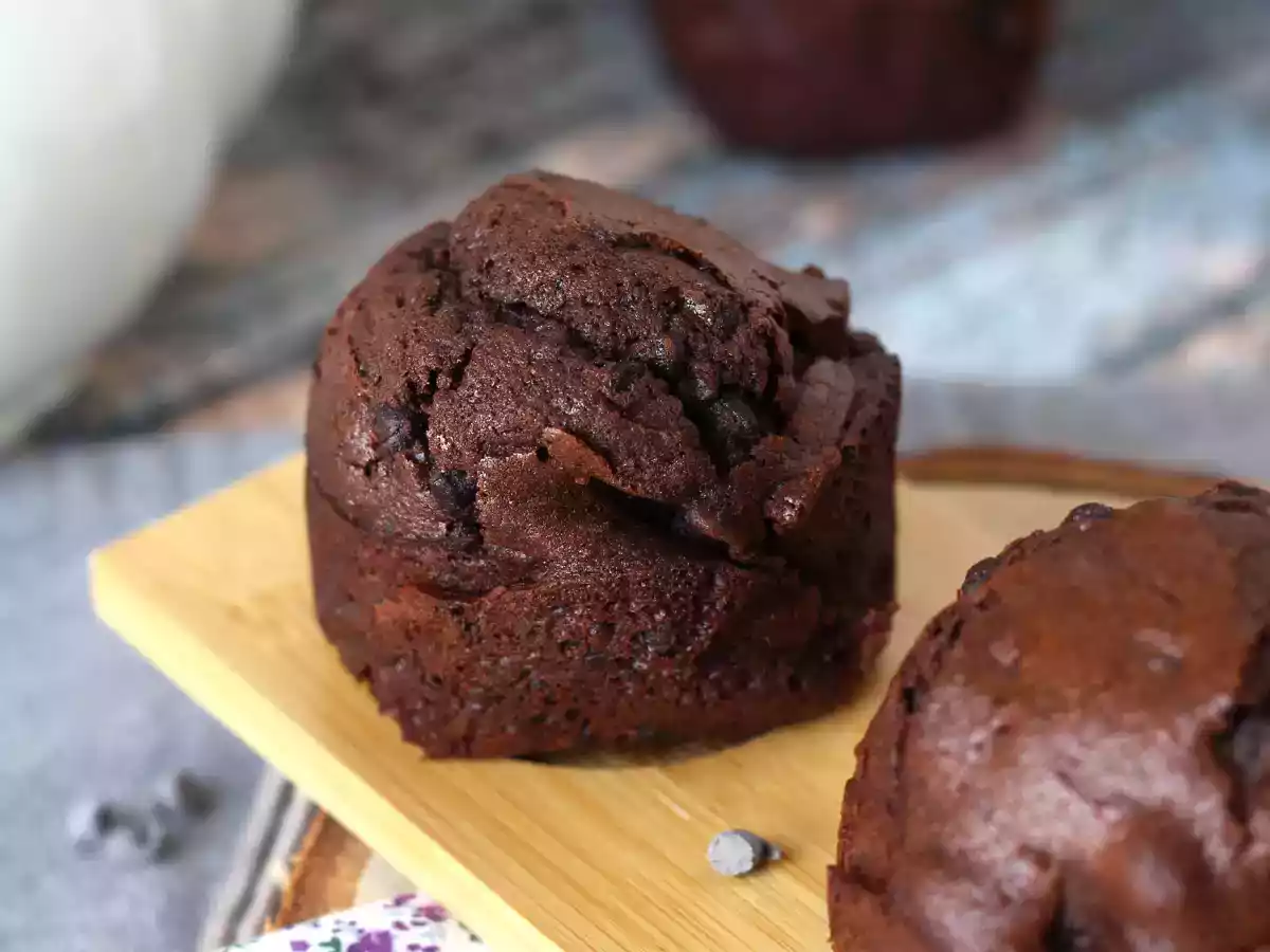 Nejlepší čokoládové muffiny: obrovské a dobře vlhké - foto 3