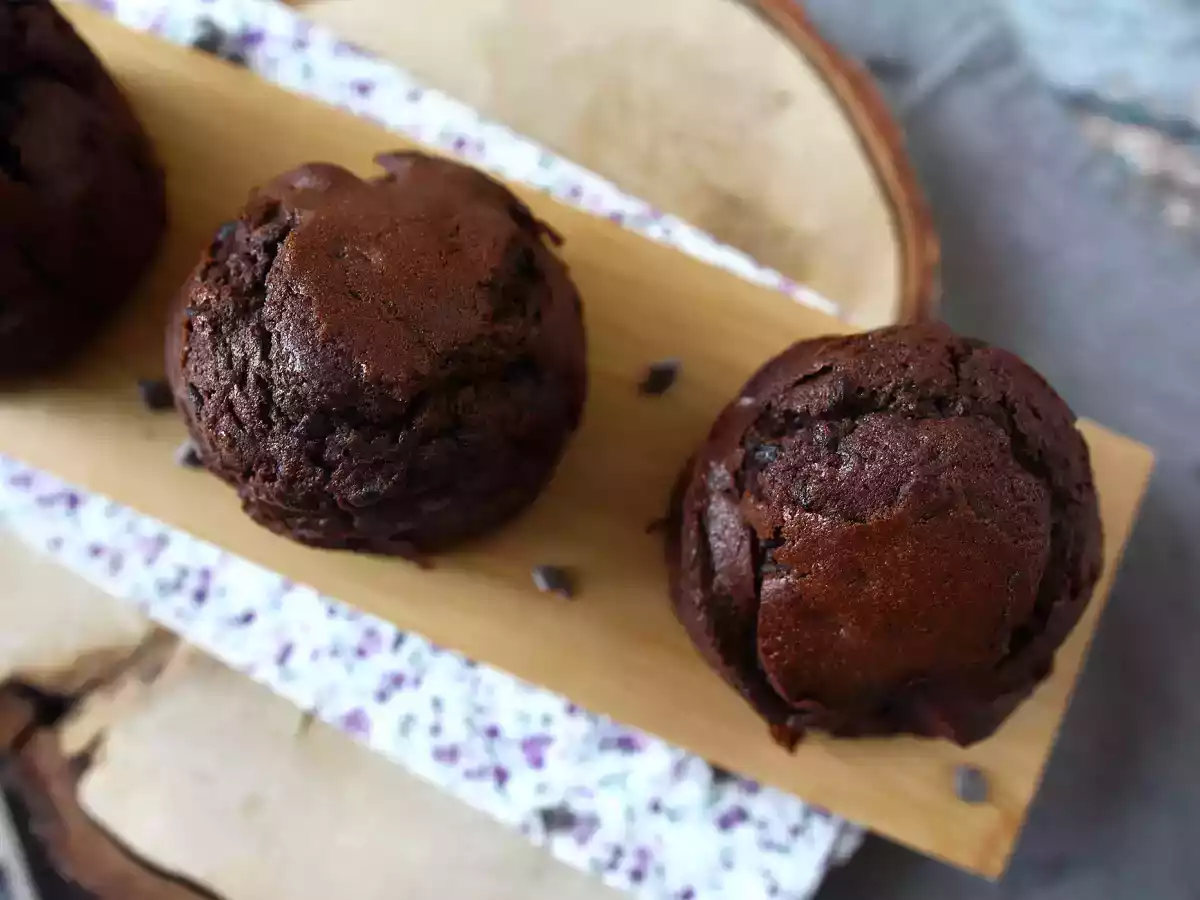 Nejlepší čokoládové muffiny: obrovské a dobře vlhké - foto 4