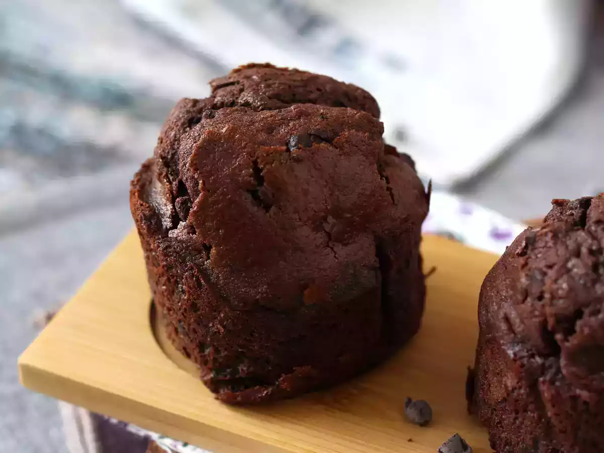 Nejlepší čokoládové muffiny: obrovské a dobře vlhké - foto 5