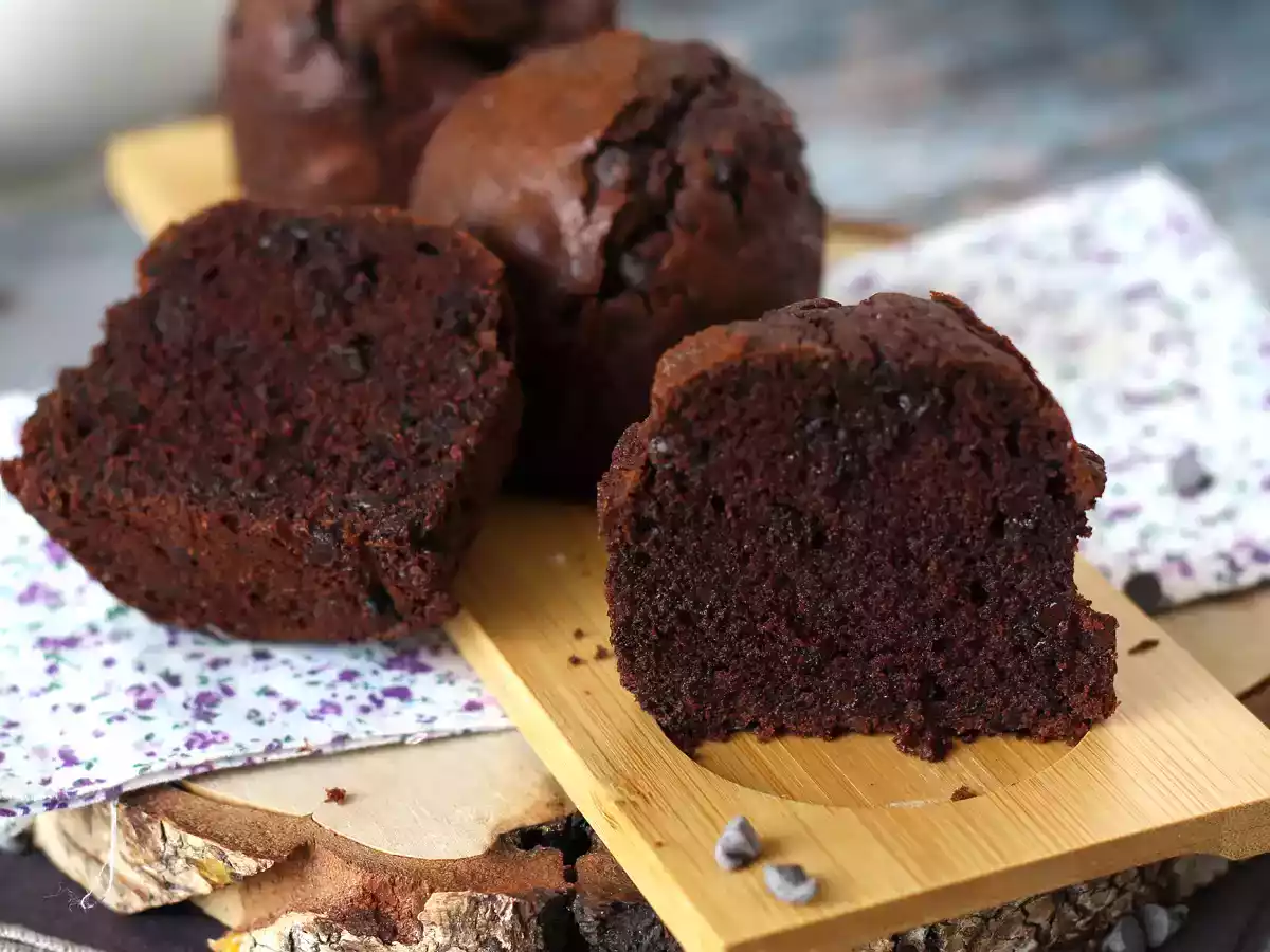 Nejlepší čokoládové muffiny: obrovské a dobře vlhké - foto 6