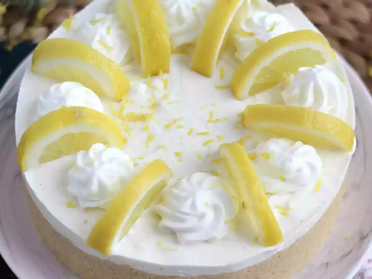 Nepečený citronový cheesecake - foto 4