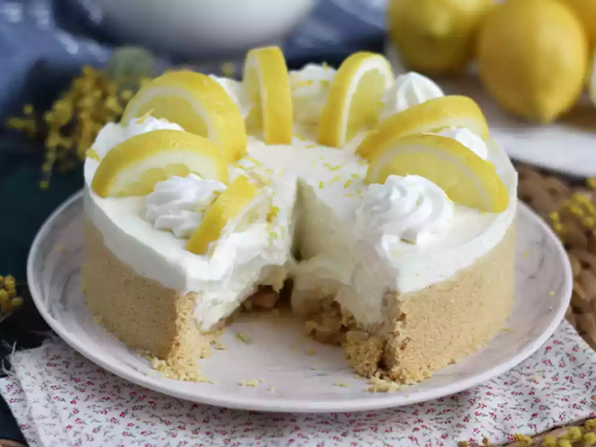 Nepečený citronový cheesecake - foto 7
