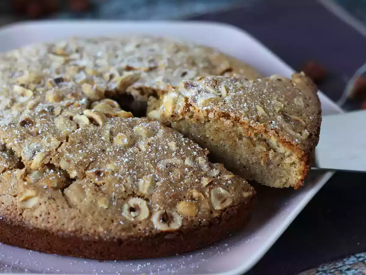 Noisetier, křupavý a rozplývající se oříškový dort z 5 ingrediencí! - foto 6