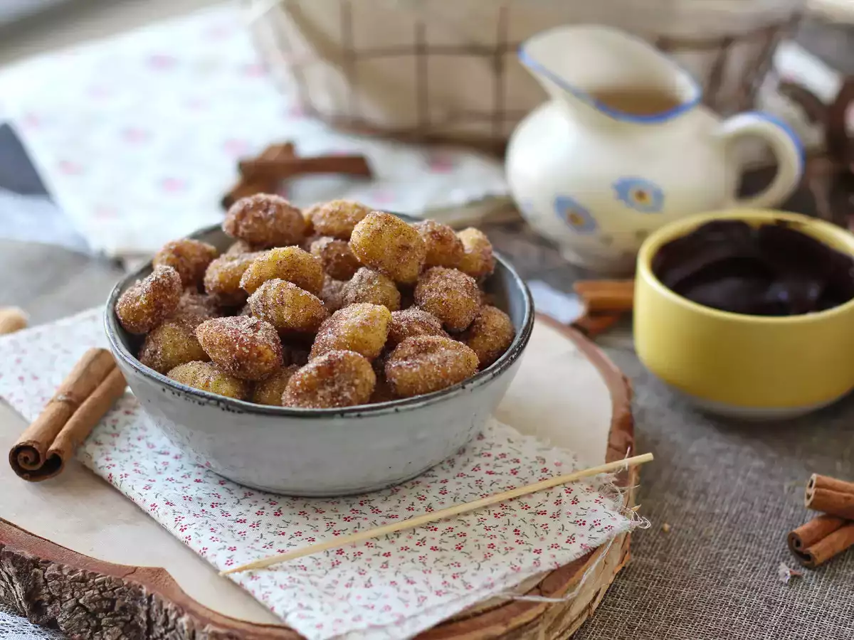 Noky ve stylu churros z horkovzdušné fritézy: skořicový dezert na zobání!