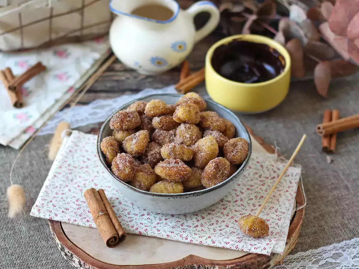 Noky ve stylu churros z horkovzdušné fritézy: skořicový dezert na zobání! - foto 4