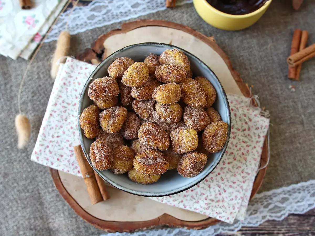 Noky ve stylu churros z horkovzdušné fritézy: skořicový dezert na zobání! - foto 6