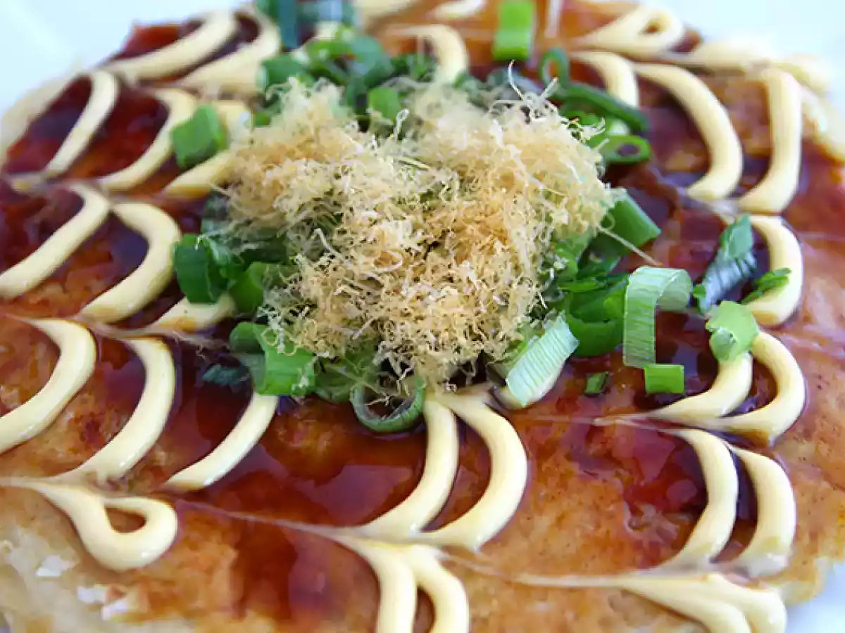 Okonomiyaki - japonská omeleta - foto 2