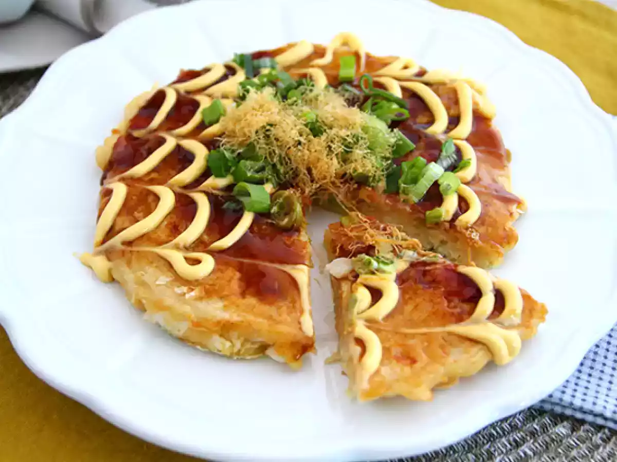 Okonomiyaki - japonská omeleta - foto 4