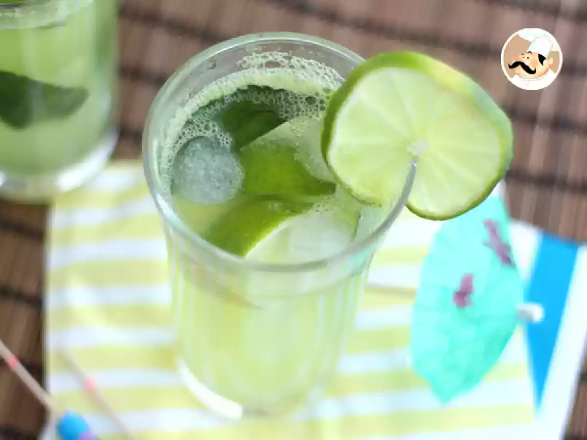 Okurkové Mojito, nealkoholický koktejl - foto 2