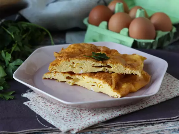 Recept Omeleta v horkovzdušné fritéze: lehký recept bez nepořádku v kuchyni