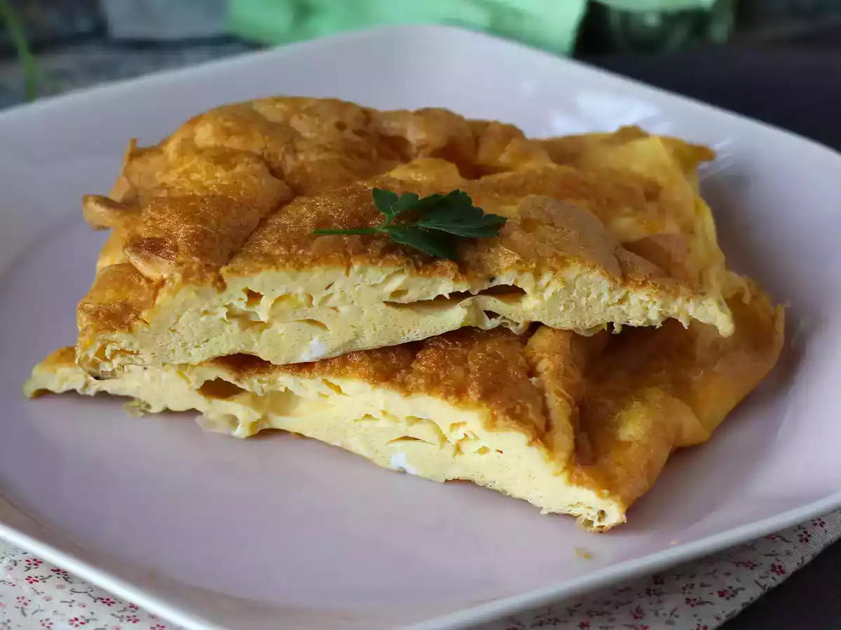 Omeleta ve fritéze, lehký recept bez špinavých věcí v kuchyni! - foto 3