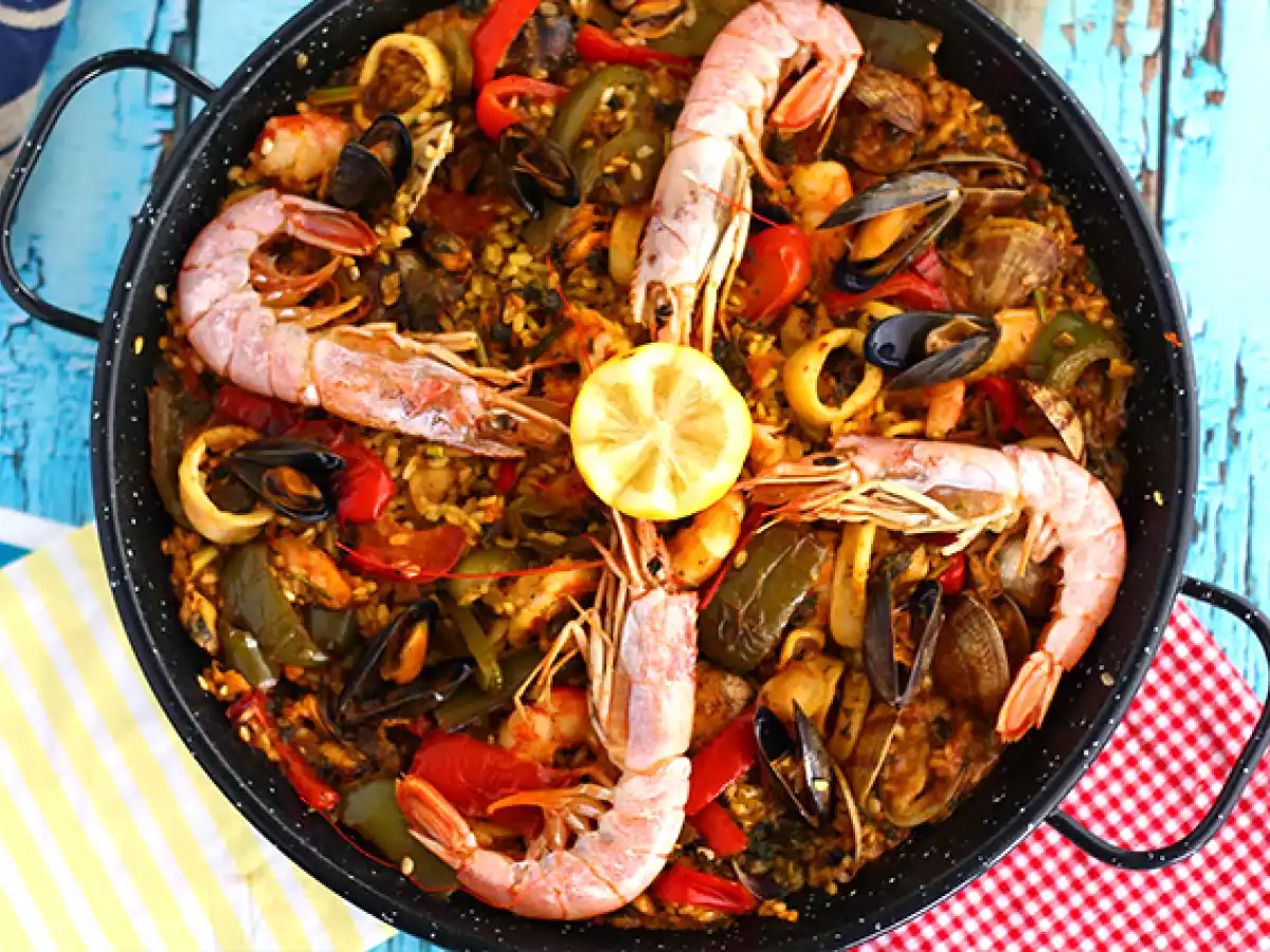 Paella z mořských plodů - foto 2