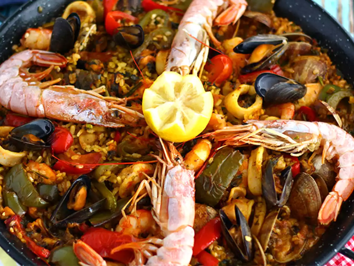 Paella z mořských plodů - foto 3
