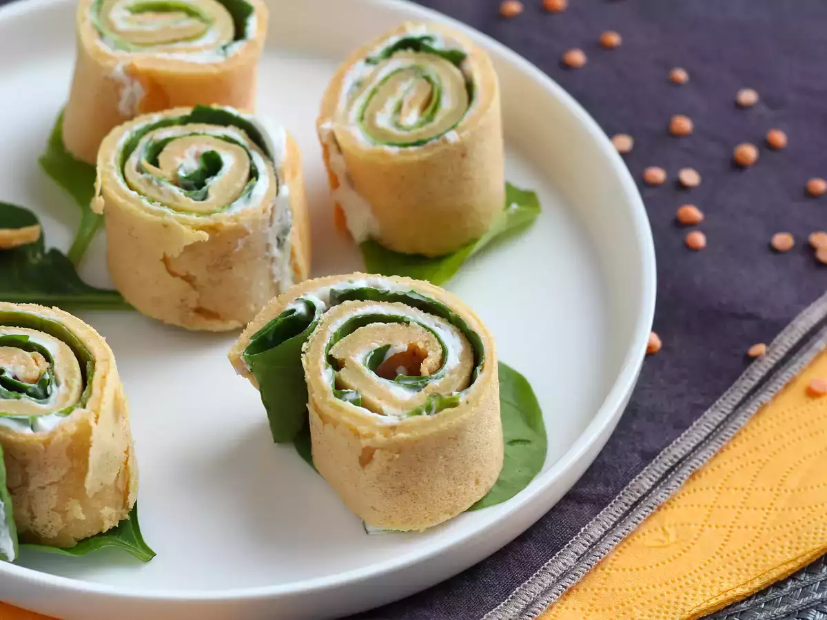 Palačinky z červené čočky jen ze 2 ingrediencí