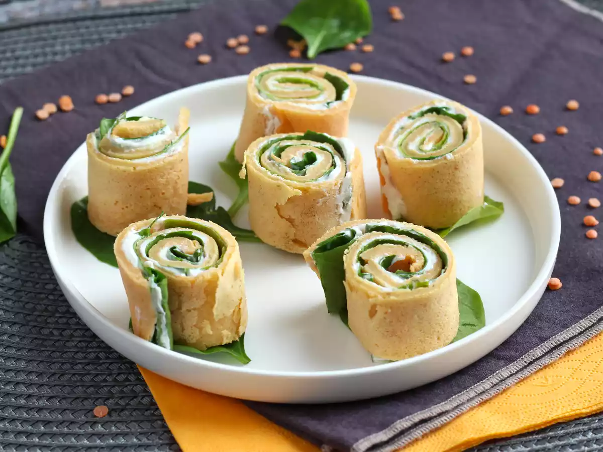 Palačinky z červené čočky s pouhými 2 ingrediencemi - foto 2