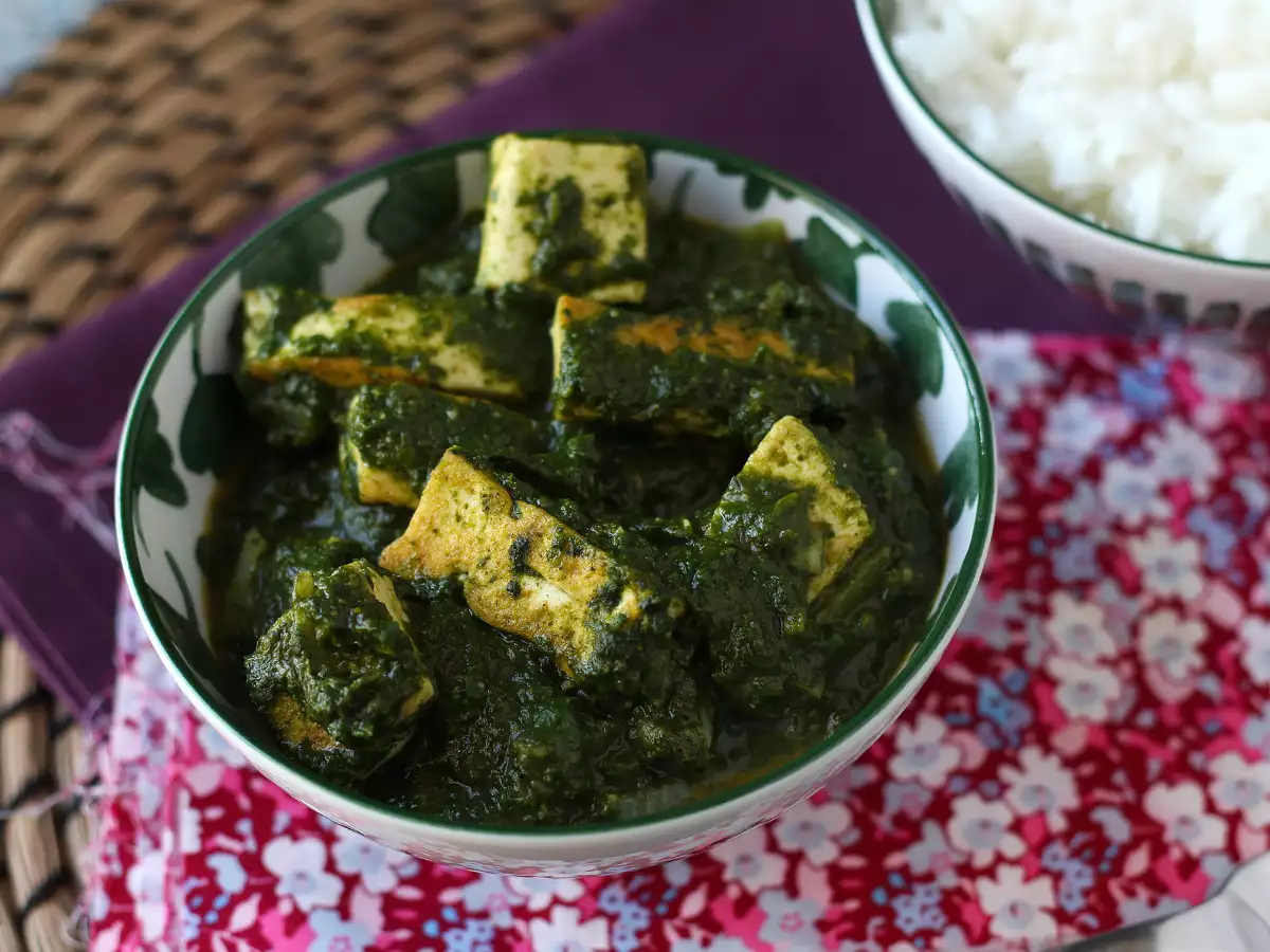 Palak tofu: indické kari se špenátem a tofu - foto 4