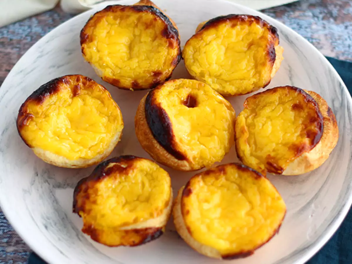 Pastéis de nata (portugalské košíčky s vaječným krémem) - foto 3