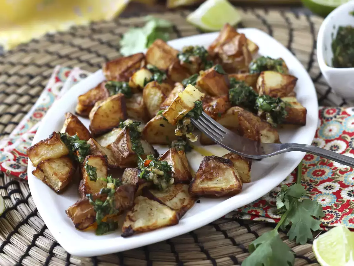 Pečené brambory s chimichurri
