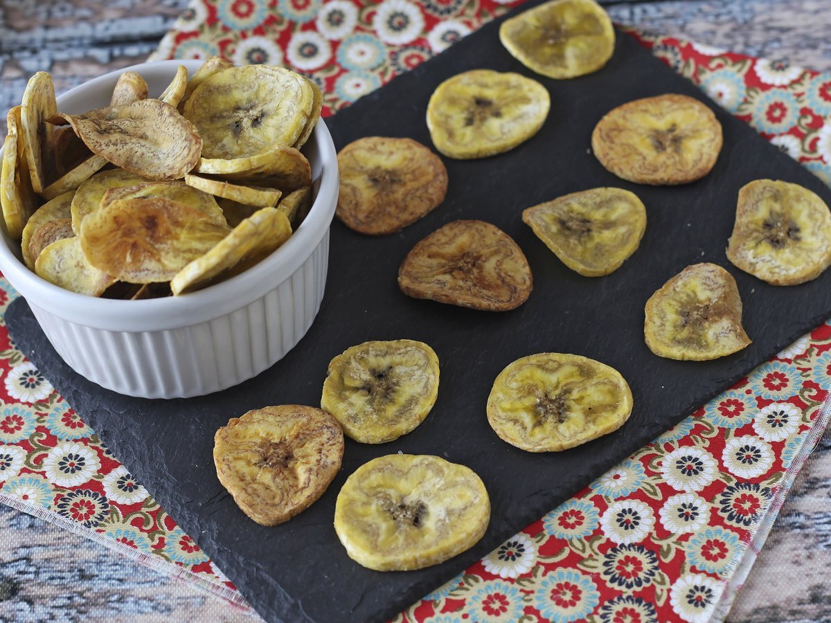 Pečené plantainové chipsy - foto 2