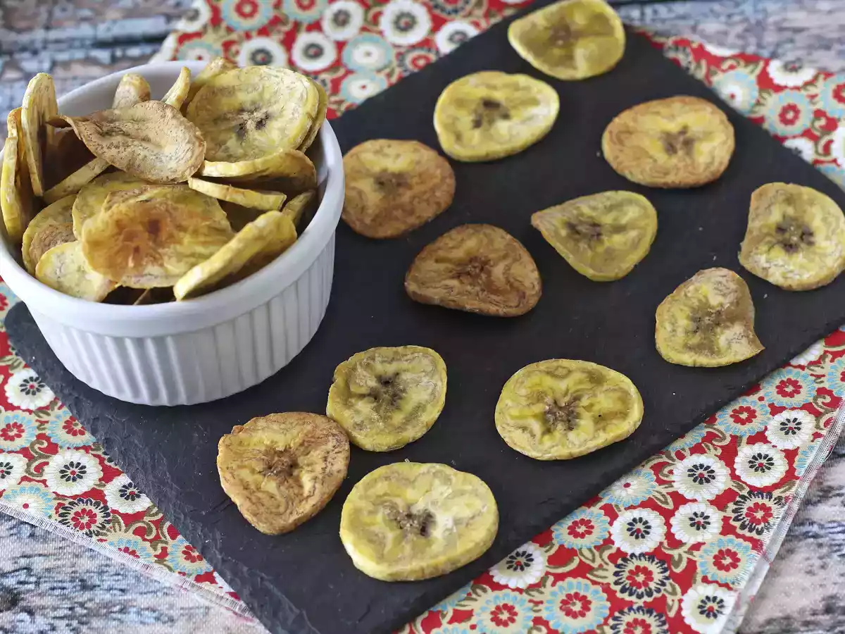 Pečené plantainové chipsy - foto 2