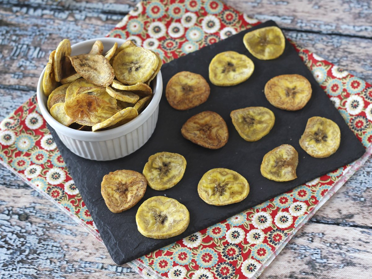 Pečené plantainové chipsy - foto 4