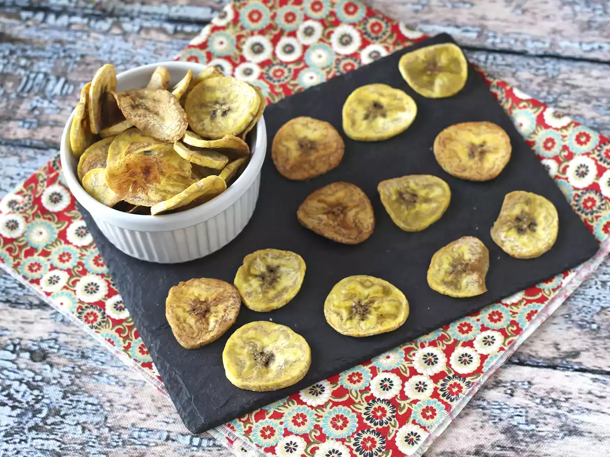 Pečené plantainové chipsy - foto 4