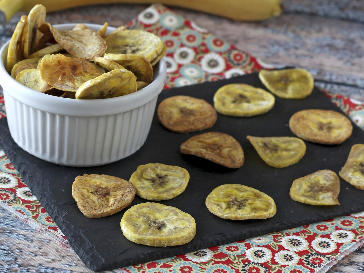 Pečené plantainové chipsy - foto 5