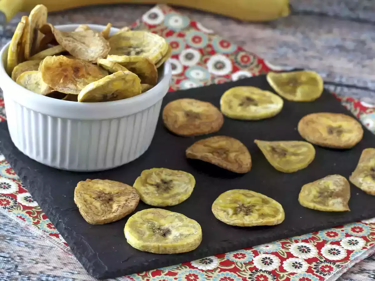 Pečené plantainové chipsy - foto 5