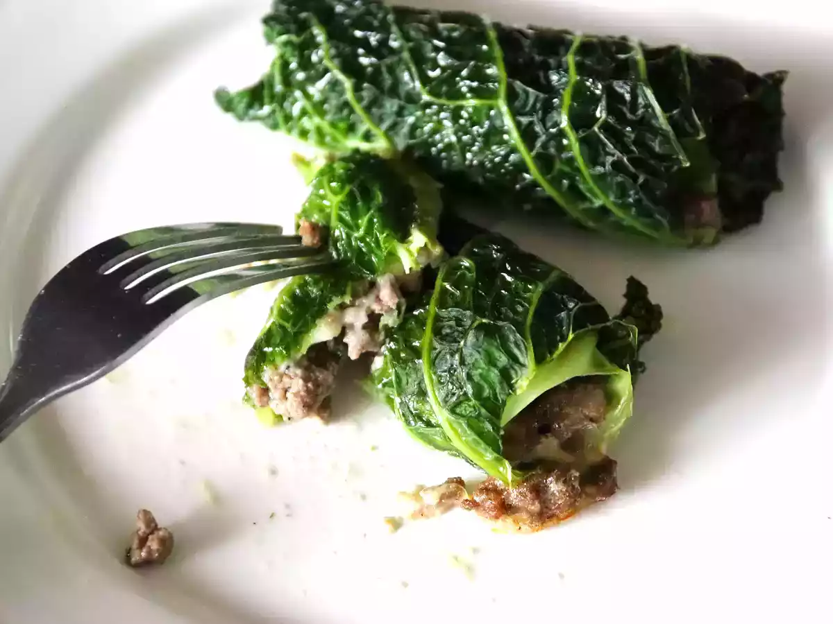 Pečené zelné závitky, snadný a levný recept na rodinný oběd - foto 5