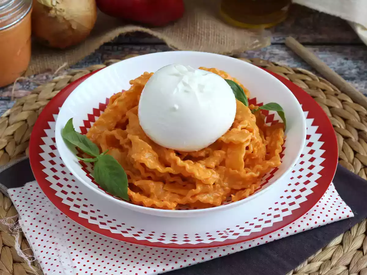 Pesto po kalábrijsku s krémovým sýrem burrata - foto 5