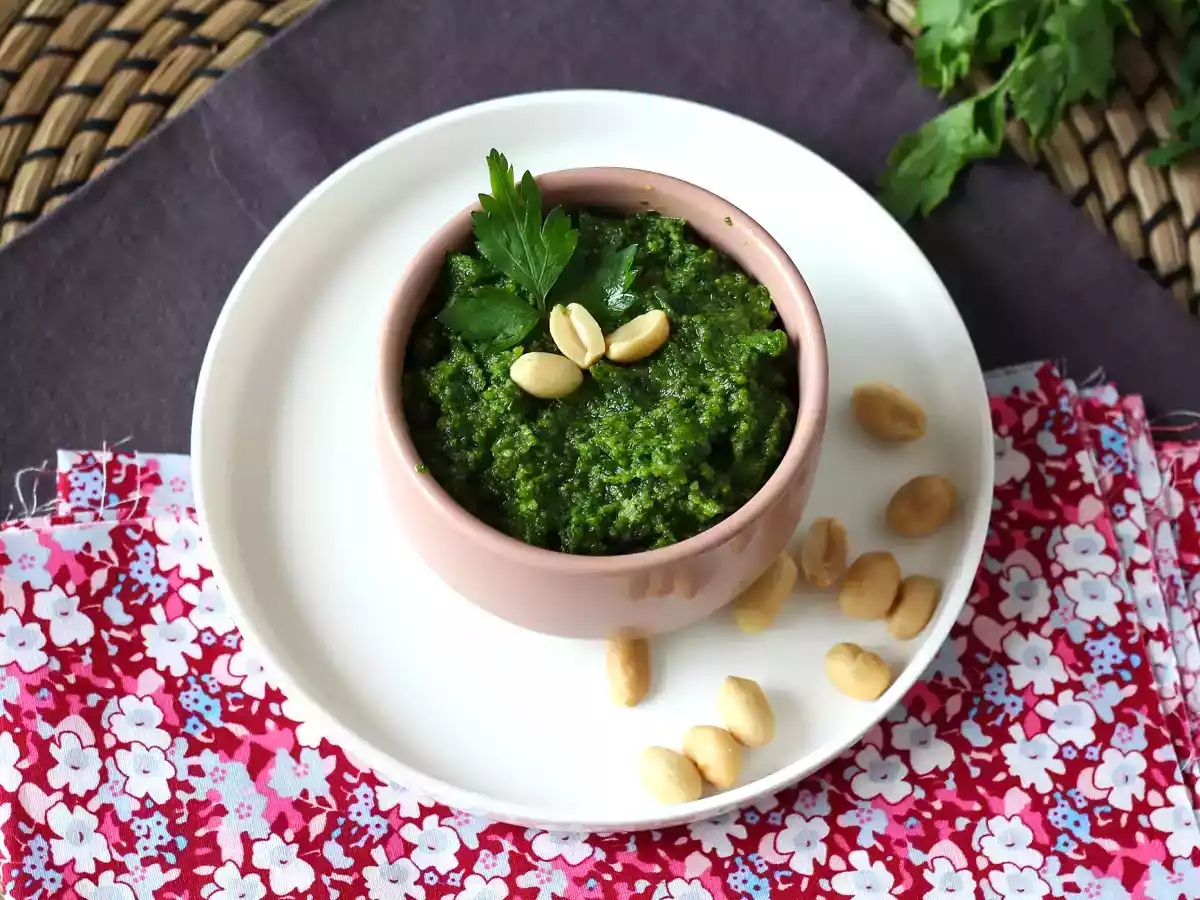 Petrželové a arašídové pesto, exploze chutí