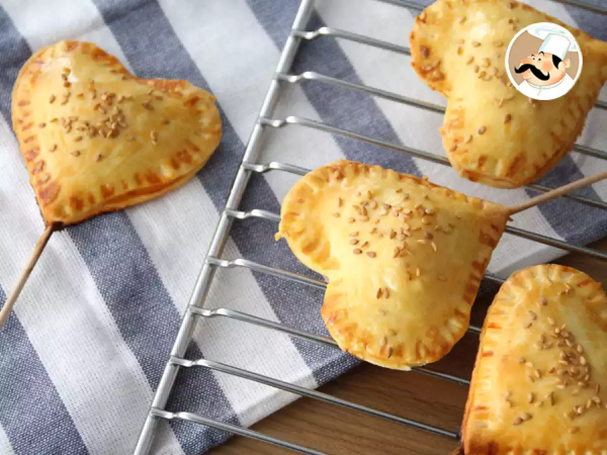 Pie Pops ve tvaru srdce na Valentýna