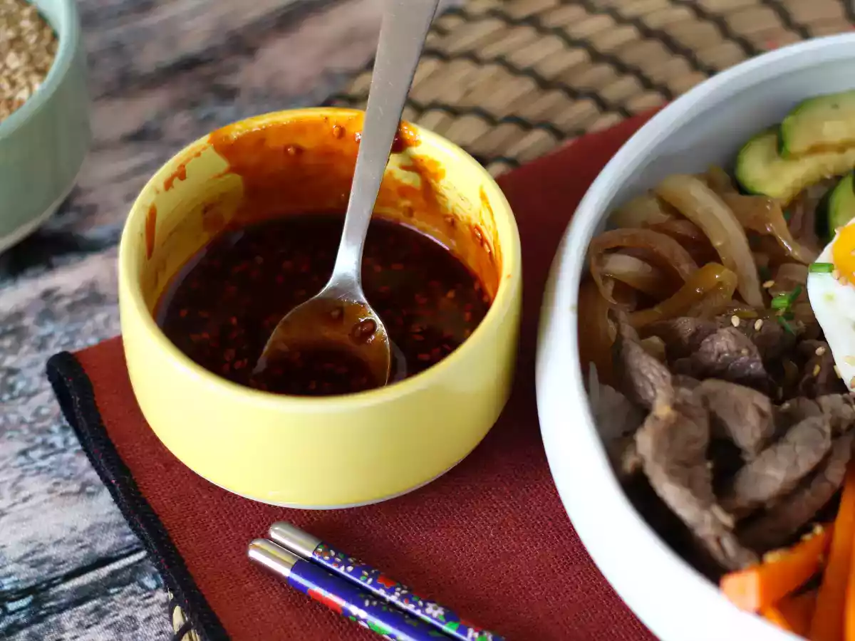 Pikantní korejská omáčka gochujang pro Bibimbap - foto 4