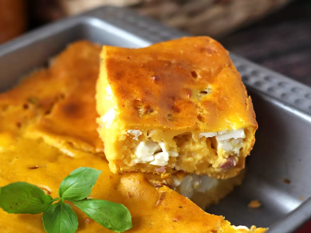 Pikantní šunka a feta brownies s dýní: perfektní recept na recyklační polévku! - foto 3