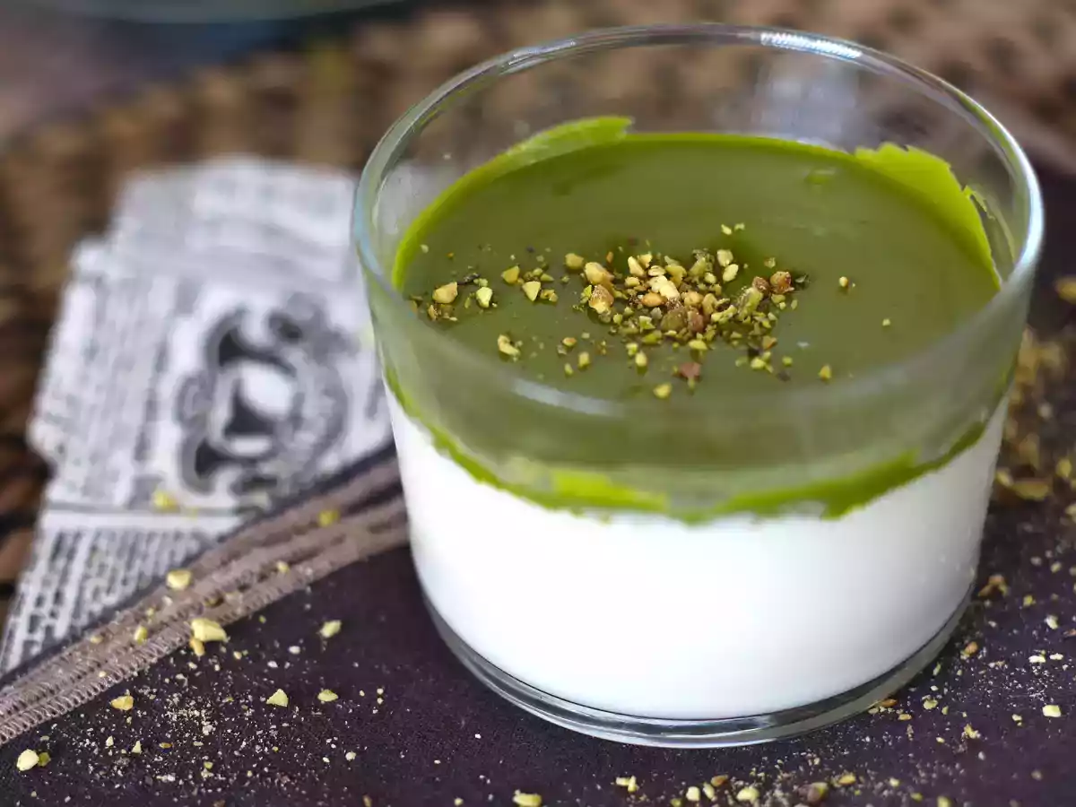 Pistáciová panna cotta, snadný recept, který milují všichni! - foto 2