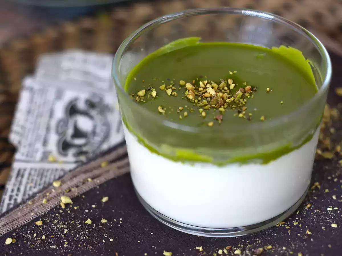 Pistáciová panna cotta – snadný recept, který si všichni zamilují! - foto 2