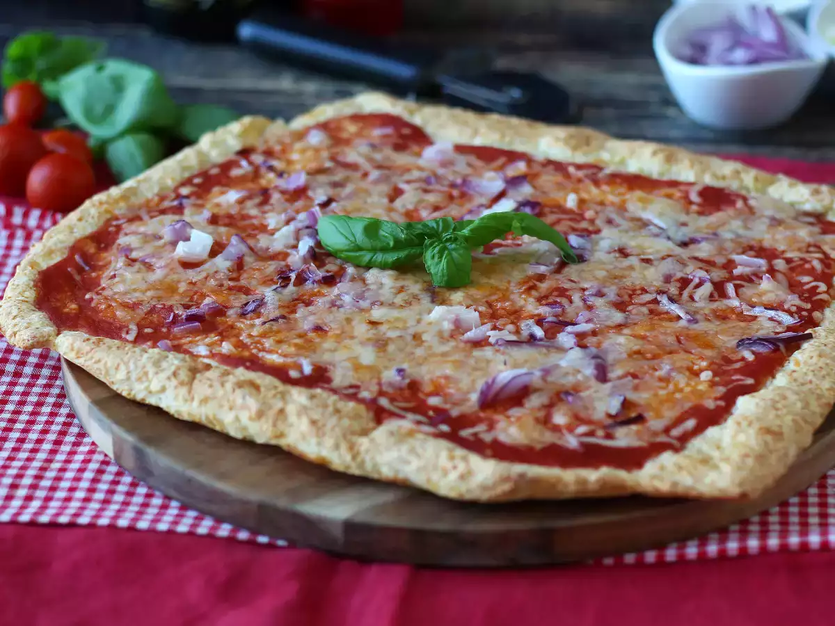 Pizza s cottage sýrem - foto 2