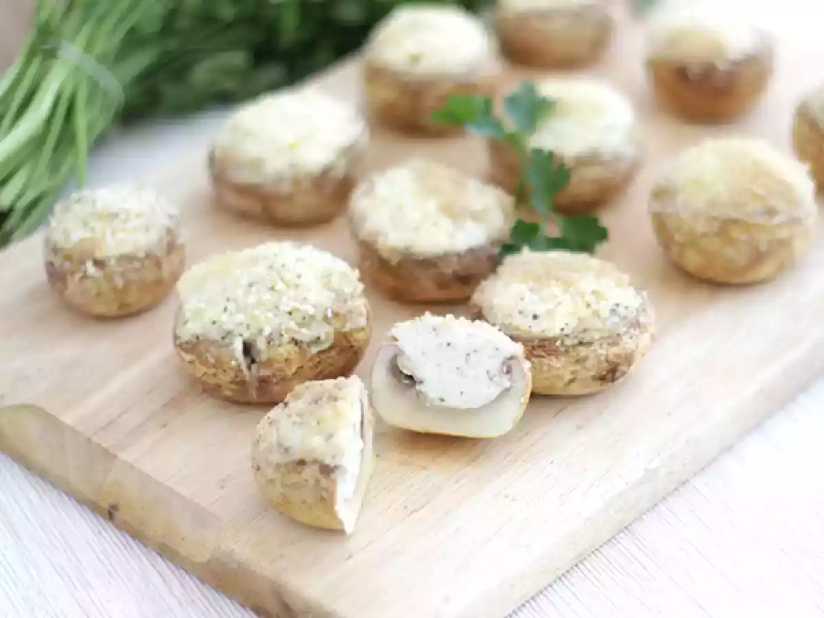Plněné houby jako aperitiv - foto 3