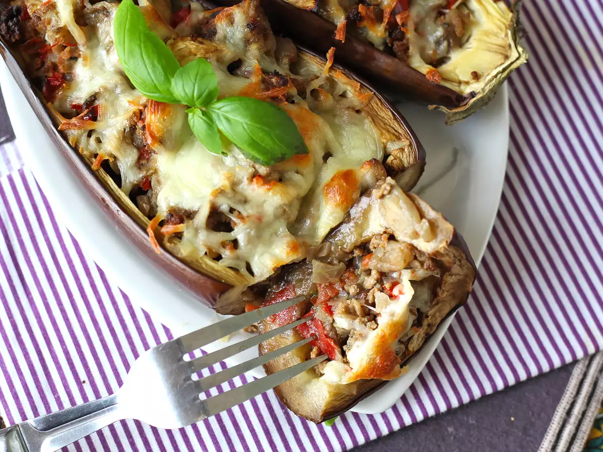 Plněné lilky s mozzarellou au gratin - foto 4