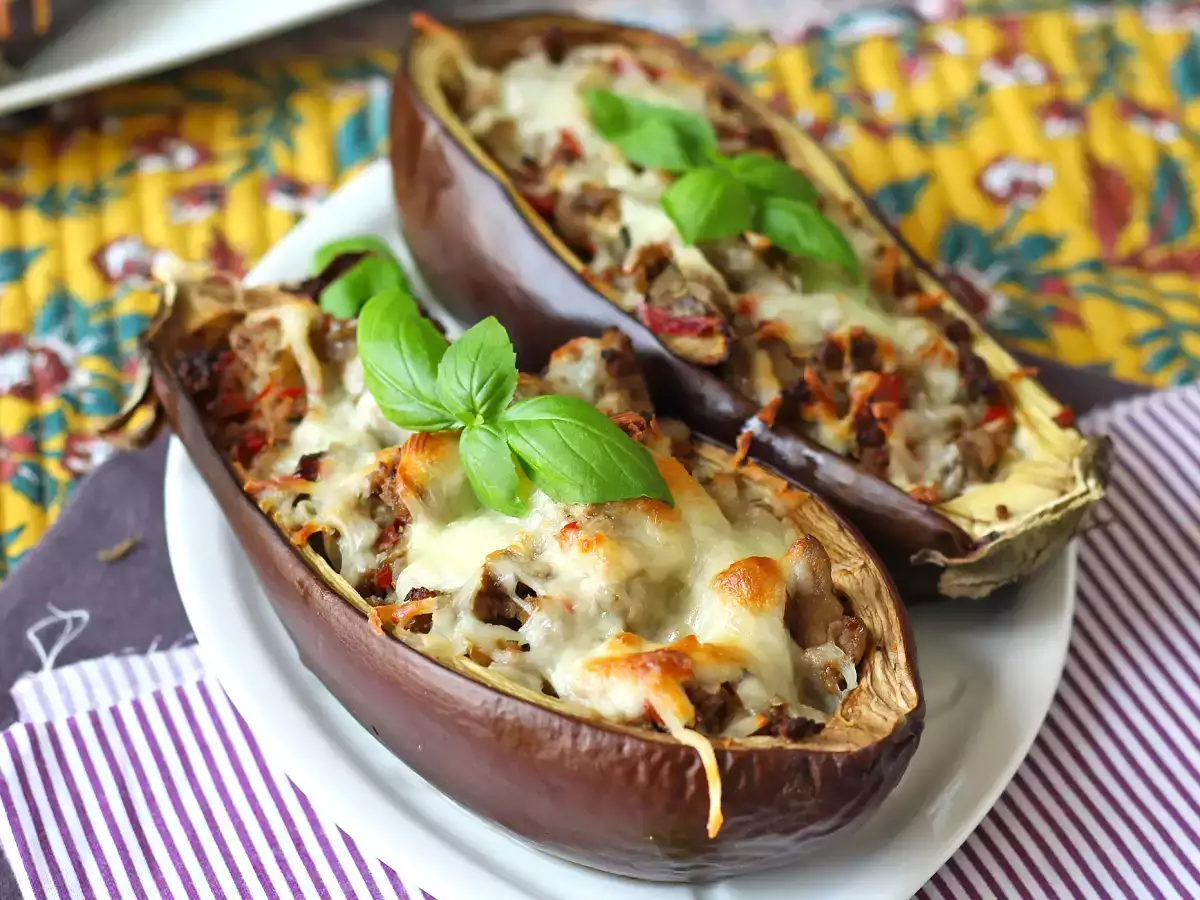 Plněné lilky s mozzarellou au gratin - foto 5