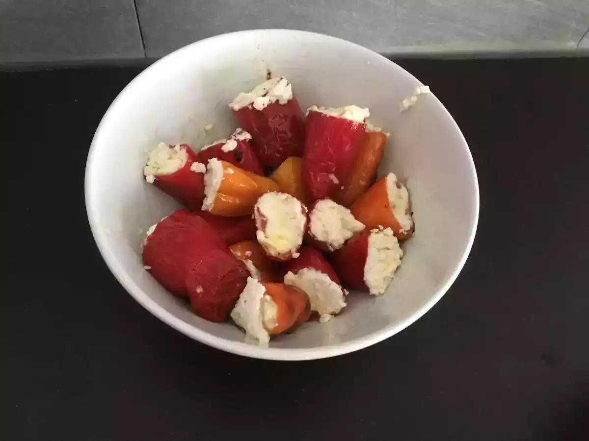 Plněné papriky s ricottou